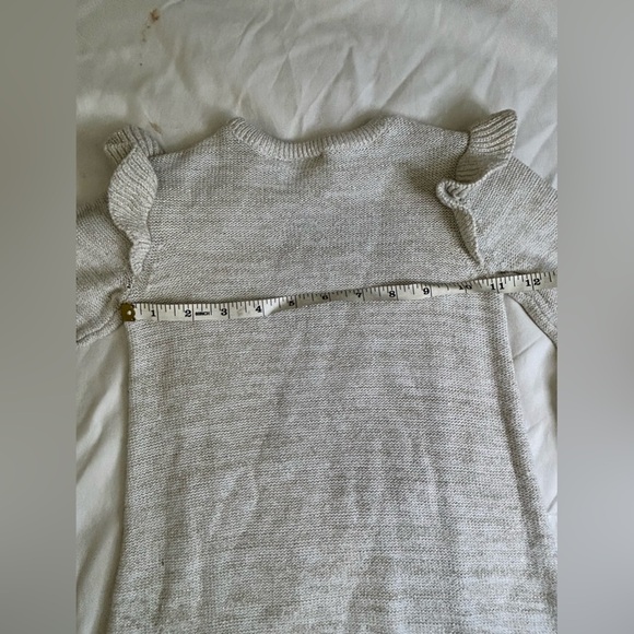 The Children's Place Cream Sweater with Ruffle Accents size 4 - Picture 7 of 7